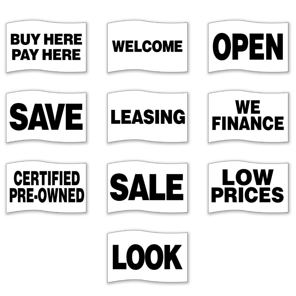 Nylon Slogan Flags Powersports Dealer Supply nylon-slogan-flags-powersports-dealer-supply