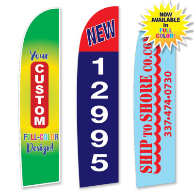 Custom Design Tall Flags