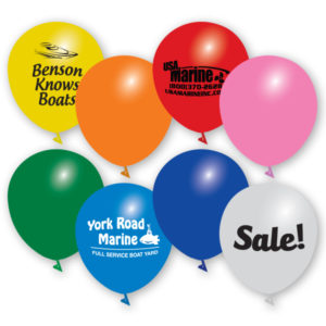 Assorted Size Imprinted Balloons (PW-476A – PW-478A)