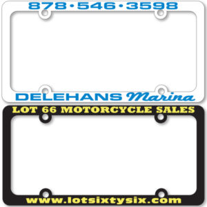 License Plate Frames (Silk Screened) (PW-721 – PW-722)
