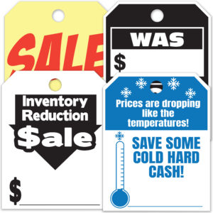 Hang Tags (1 Color Stock Design) (PW-401 & PW-405)