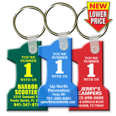 Soft Style No. 1 Key Fobs