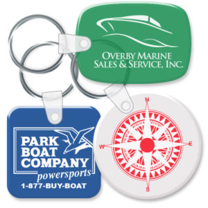 PW-91 – PW-96 Soft Touch Key Fobs (4 Shapes)