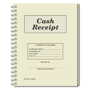 PW-385 Cash Receipt Books