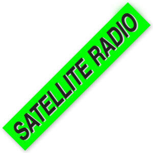 PW-221S2 – SATELLITE RADIO  Windshield Slogan Signs