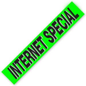 PW-221I2 – INTERNET SPECIAL  Windshield Slogan Signs