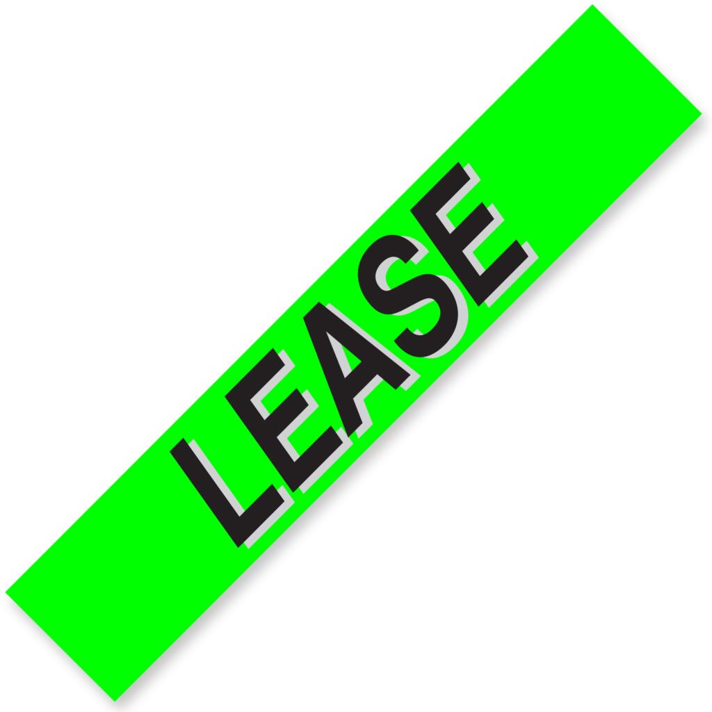 PW-221L2 - LEASE Windshield Slogans