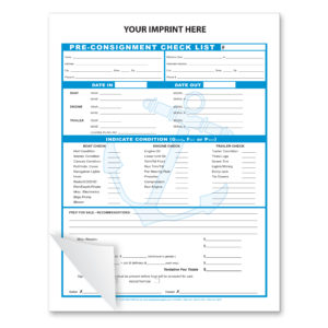 PW-00501C Pre-Consignment Forms (Custom)