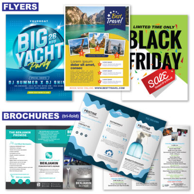 Custom Printed Flyers & Brochures