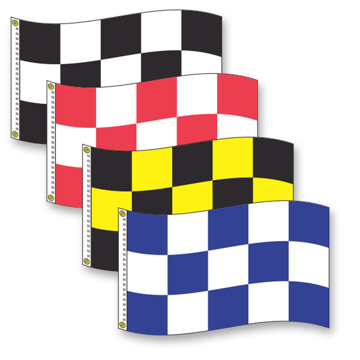 Checkered Nylon Flags | Powersports Dealer Supply