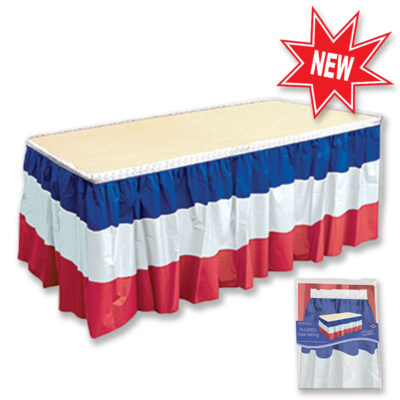 Patriotic Table Skirting