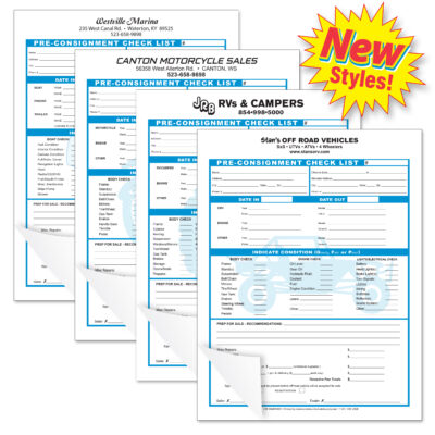 Pre-consignment Forms